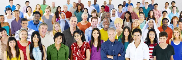 Nagy csoport ember sokszínűség — Stock Fotó