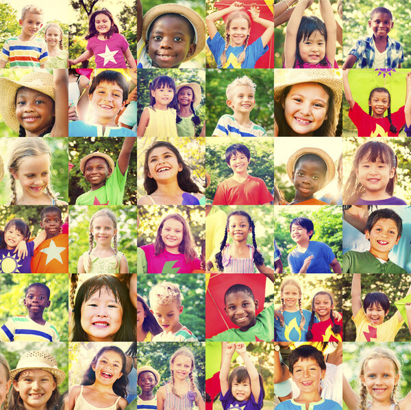 Children Family Enjoyment Concept