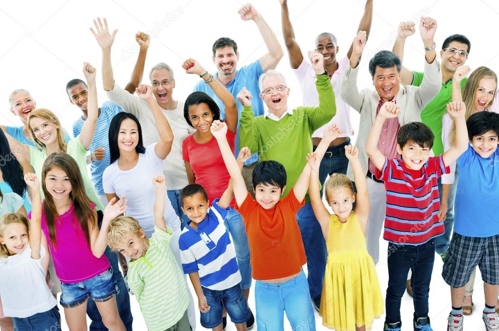 Imágenes personas y niños Grupo de niños y personas de