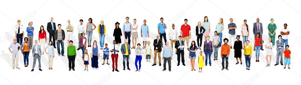 Group of Diversity People