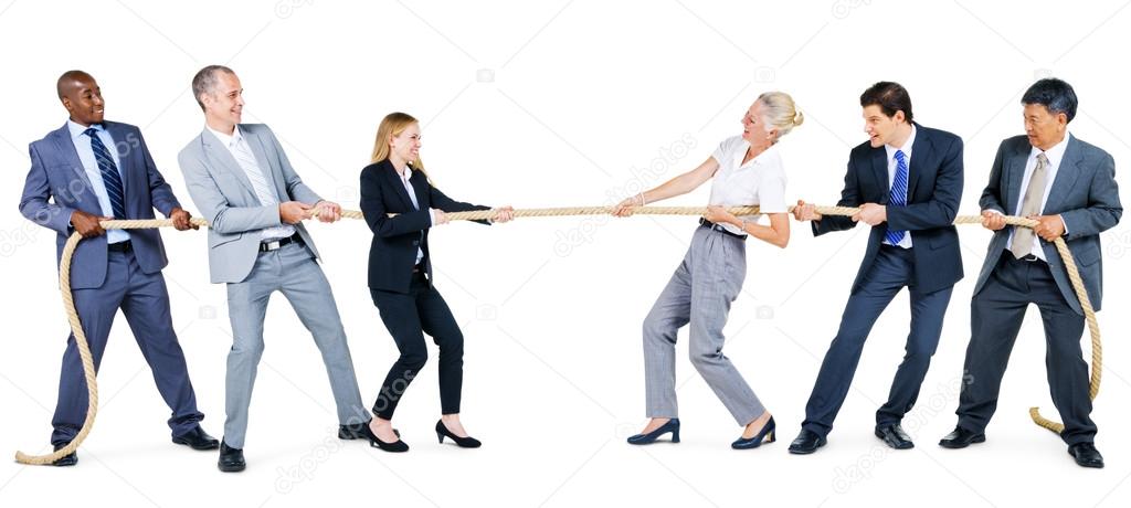 Group of Business People Pulling Rope Stock Photo by ©Rawpixel 88134240