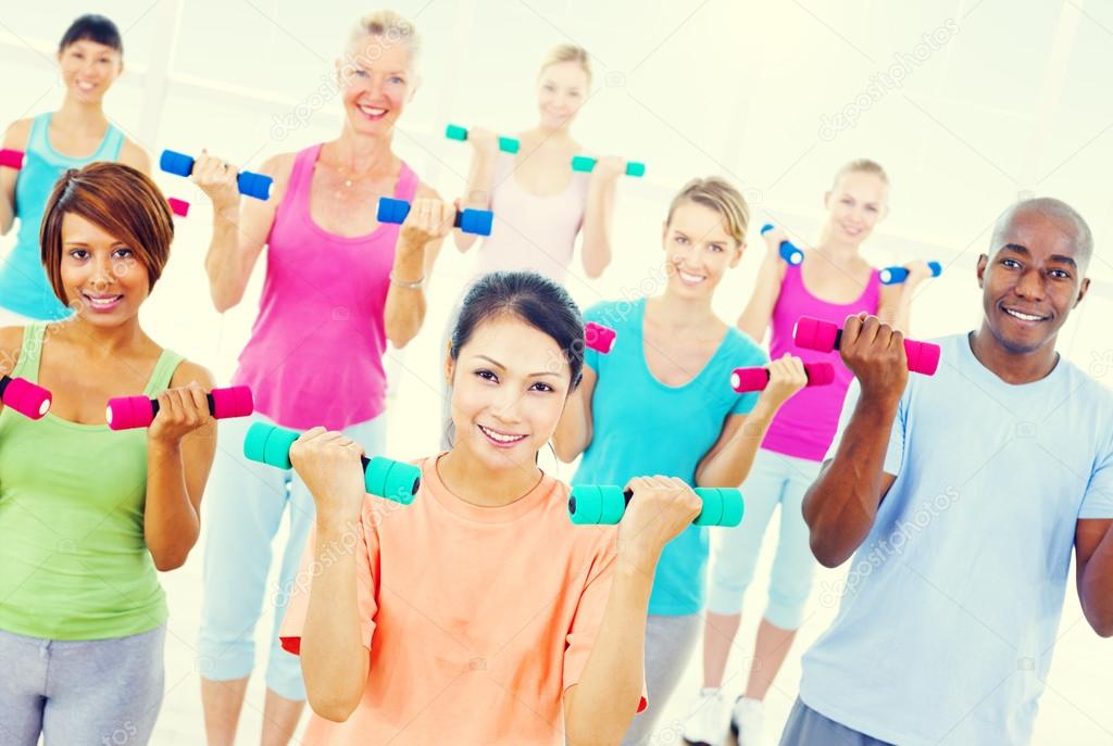 Fitness Training Concept