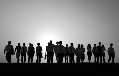 İş kurumsal işçi Silhouettes