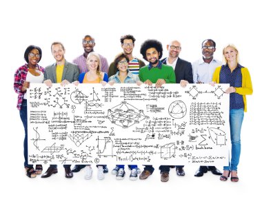 İnsanlar wih matematik bilgileri