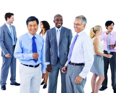Grup başarılı iş adamları