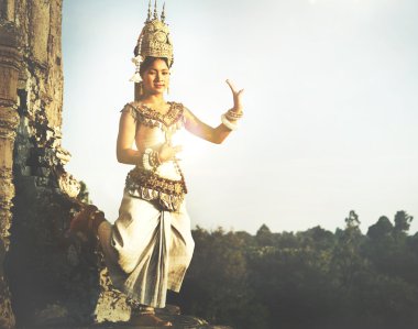 Aspara dansçı vasıl Angkor Wat