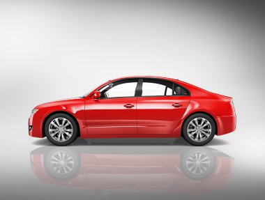 Araba araç ulaşım konsepti