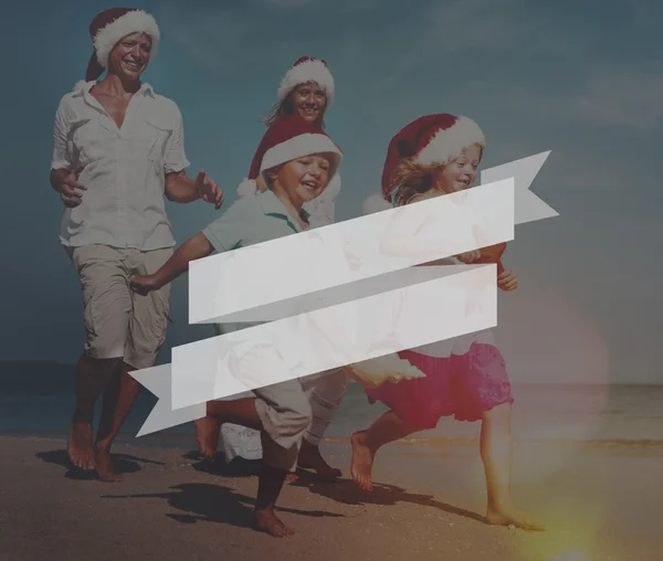 Family and Achievement Banner Concept — Stock Photo, Image