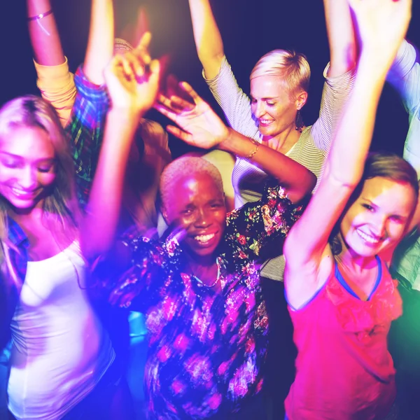 Vänskap Party fritid lycka koncept — Stockfoto