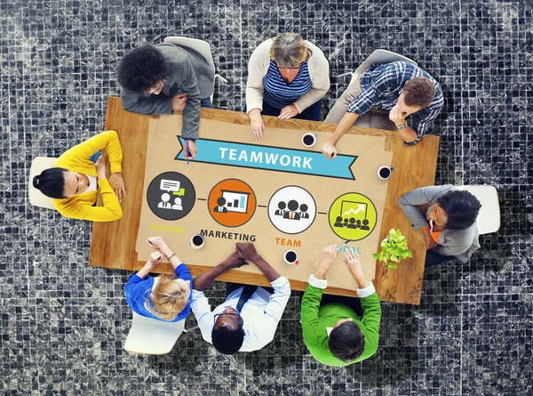 Group of Business People and Teamwork Team — Stock Photo, Image