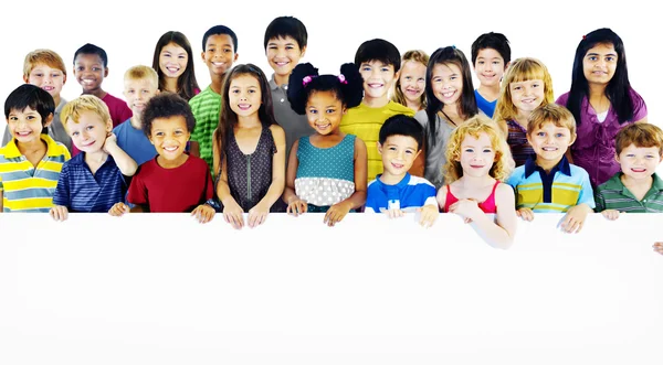 Adorable smiling children — Stock Photo, Image