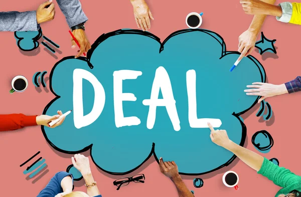 Deal Achievement Concetto di cooperazione — Foto Stock