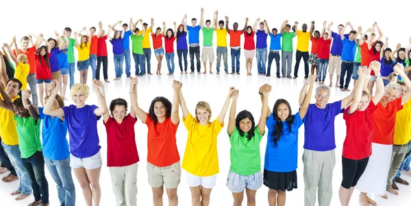 Felice diversità Persone — Foto Stock