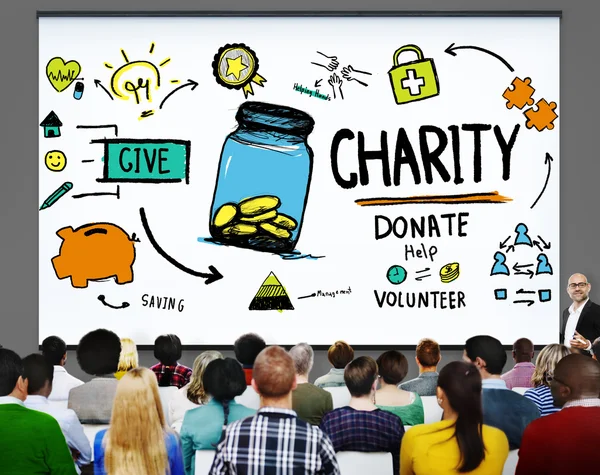 Charity Donate Help Concept — Stock Photo, Image