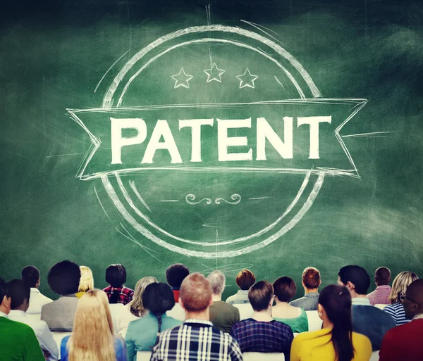 Značka značky patentová koncepce — Stock fotografie