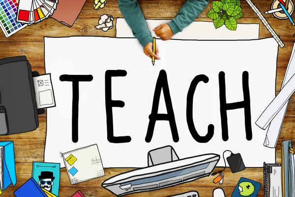 Teach Workshop Skill Concept — Stock Photo, Image