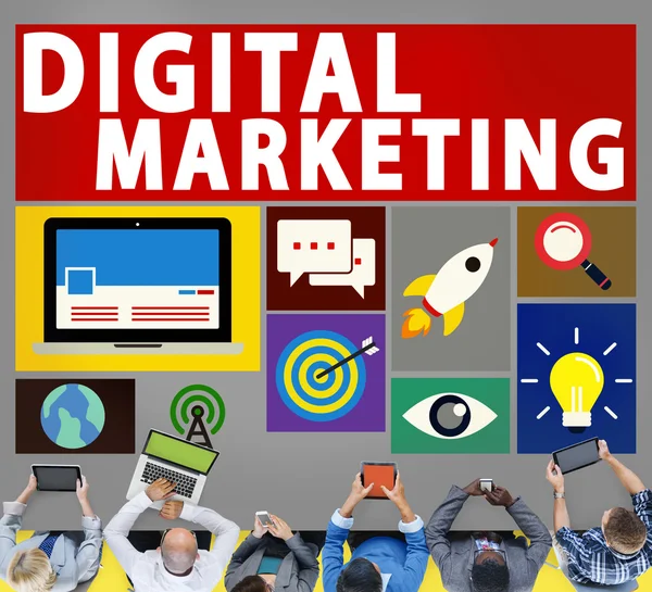 Concepto de marketing digital — Foto de Stock