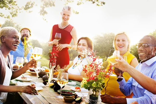 Diverse People Outdoors — Stock Photo, Image