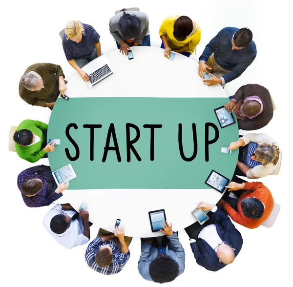 Concetto di Business Planning Startup — Foto Stock