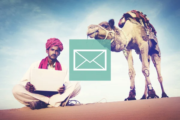 E-mail, Concept Internet Online — Fotografie, imagine de stoc