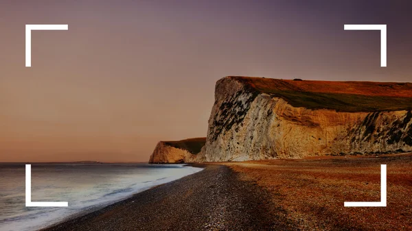 Durdle Porte dramatique côte jurrasique — Photo