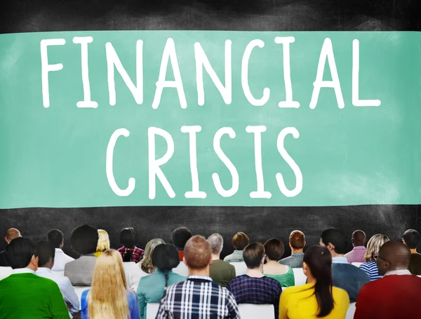 Concepto de crisis financiera — Foto de Stock