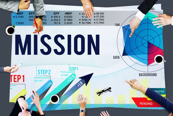 Mission Inspiration Strategy Concept — Stock Photo, Image