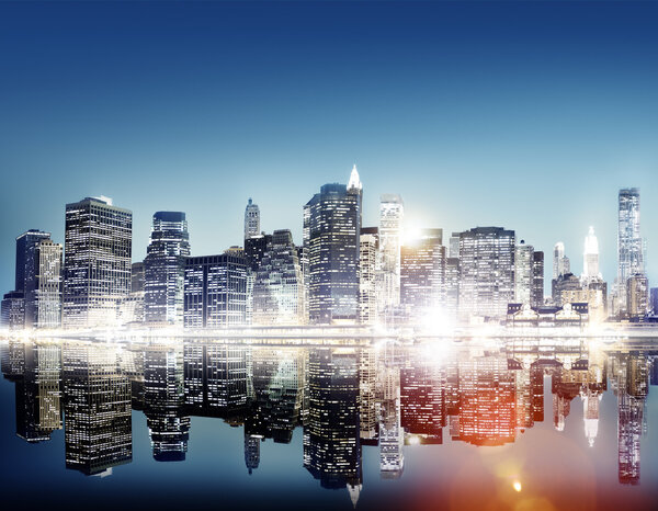 Beautiful modern cityscape