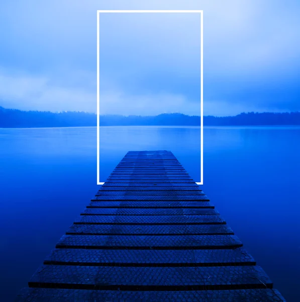Sakin huzurlu lake — Stok fotoğraf