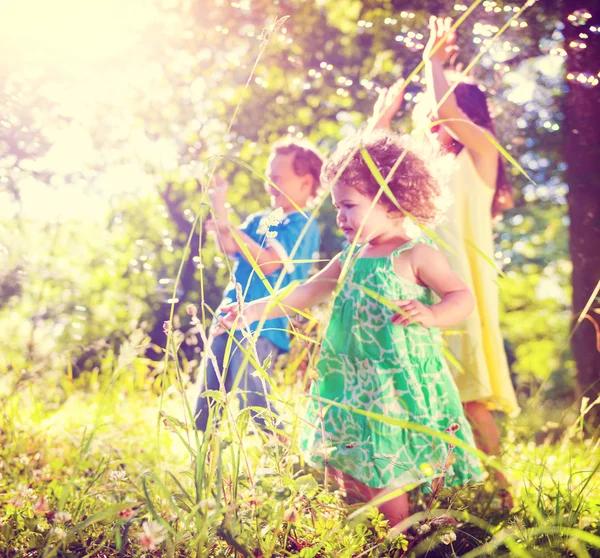 Bambini piccoli che giocano — Foto Stock