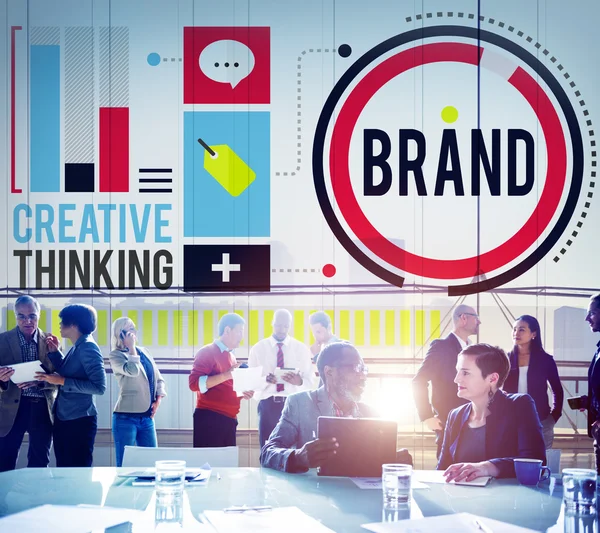 비즈니스 개념을 마케팅 브랜딩 — 스톡 사진