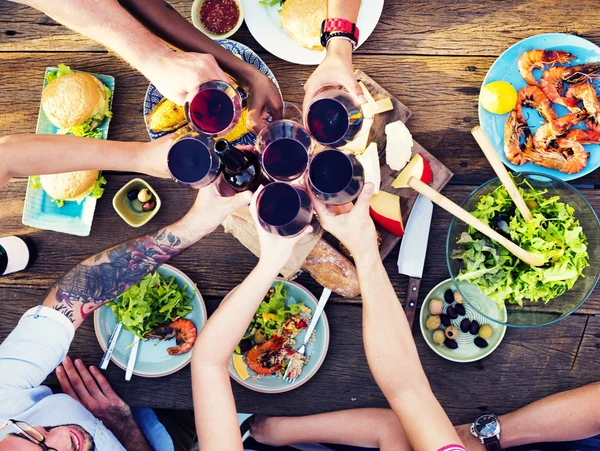 Delizioso cibo ta Party Table — Foto Stock