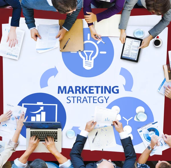 Merek Strategi Pemasaran — Stok Foto