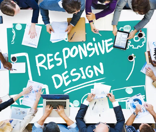 Design responsivo, conceito de análise de qualidade — Fotografia de Stock