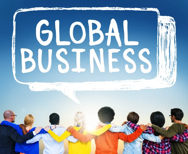 Koncepcja globalnego biznesu — Zdjęcie stockowe
