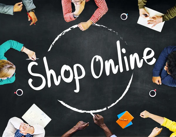 Shop Online kavramı — Stok fotoğraf