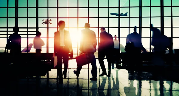 Geschäftskonzept für internationale Flughäfen — Stockfoto