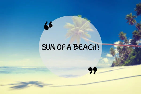 Sun of a Beach  Concept — Stock Photo, Image