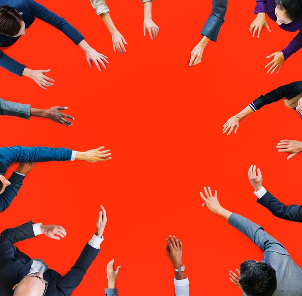 Mensen uit het bedrijfsleven werken, Teamwork Concept — Stockfoto
