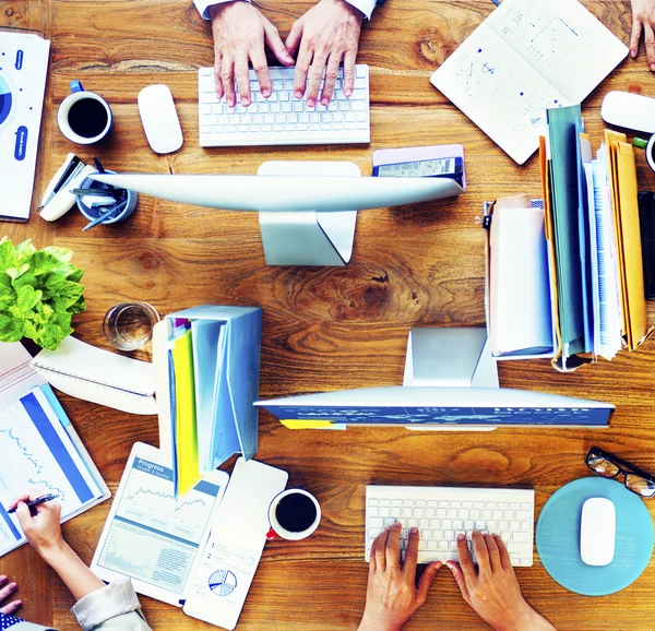 Group of Business People Busy Working — Stock Photo, Image