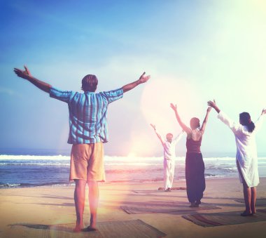 egzersiz Yoga yapan insanlar