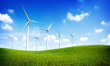 Turbines for Green Electricity clipart