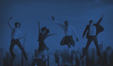 iş adamları ve takım çalışması kavramı 