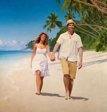 Çift Beach, ada kavramı rahatlatıcı