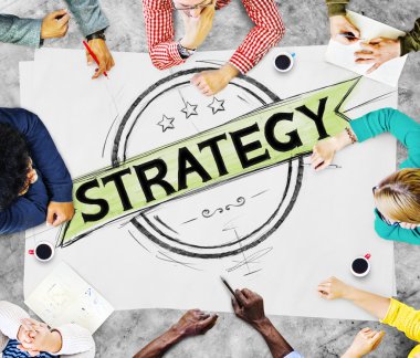 İş adamları ve strateji grup