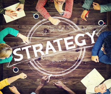 İş adamları ve strateji grup