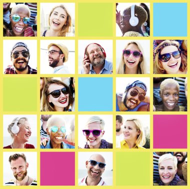 Arkadaşlar portre beraberlik kavramı