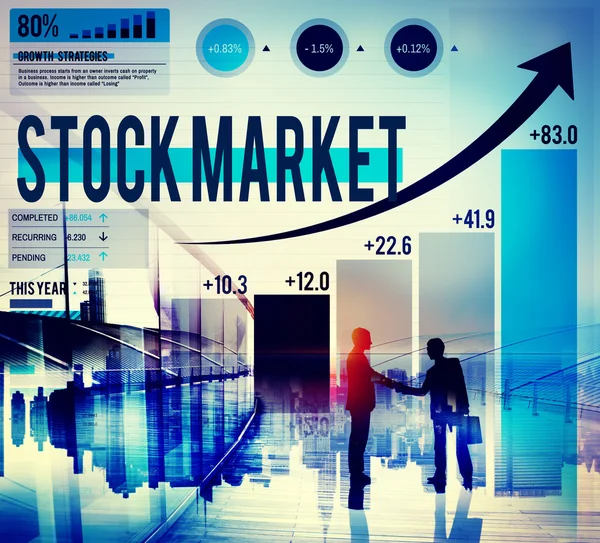 Borsa borsa ticaret dijital kavramı — Stok fotoğraf