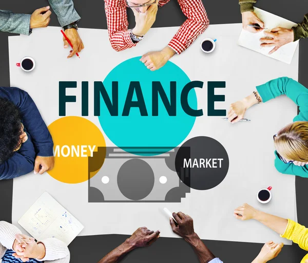 Financiën economie geld Concept — Stockfoto