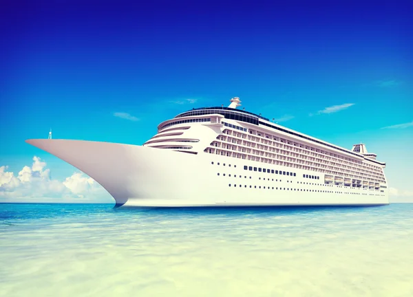 Kryssningsfartyg på semester, havet koncept — Stockfoto